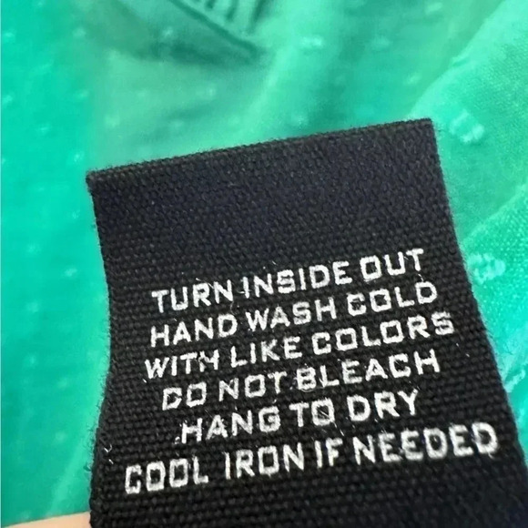 Mine Kelly Green Cap Sleeve Top Ladies Size Large GUC - Picture 7 of 9